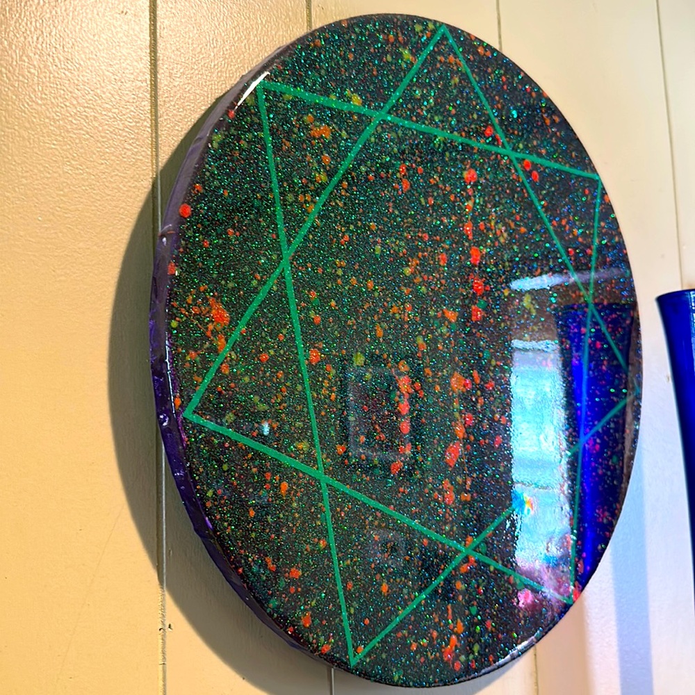 Circle canvas art